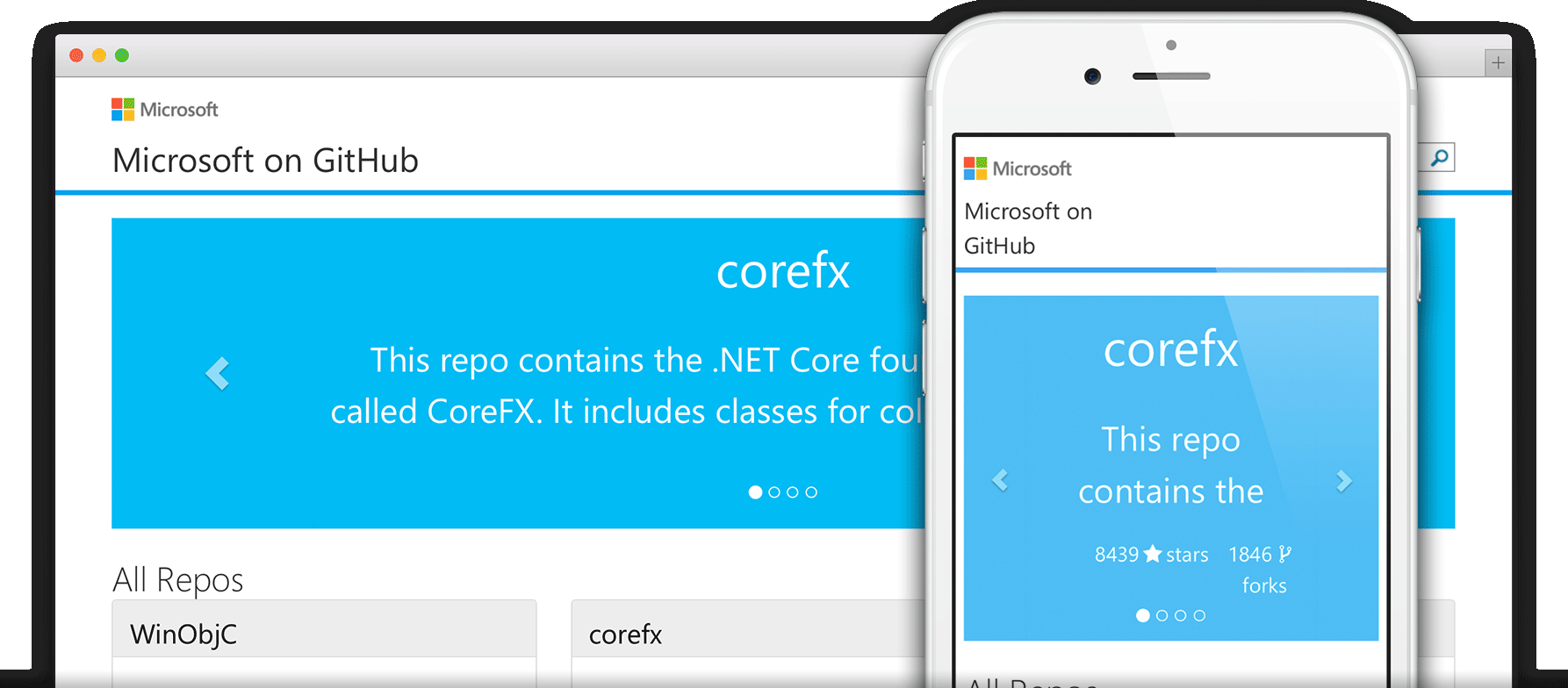 Microsoft on GitHub